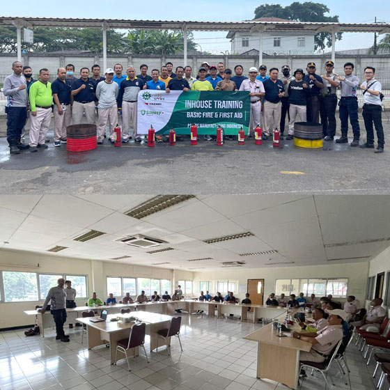 Pelatihan Inhouse Training Basif Fire PT. EDS Manufacturing Indonesia